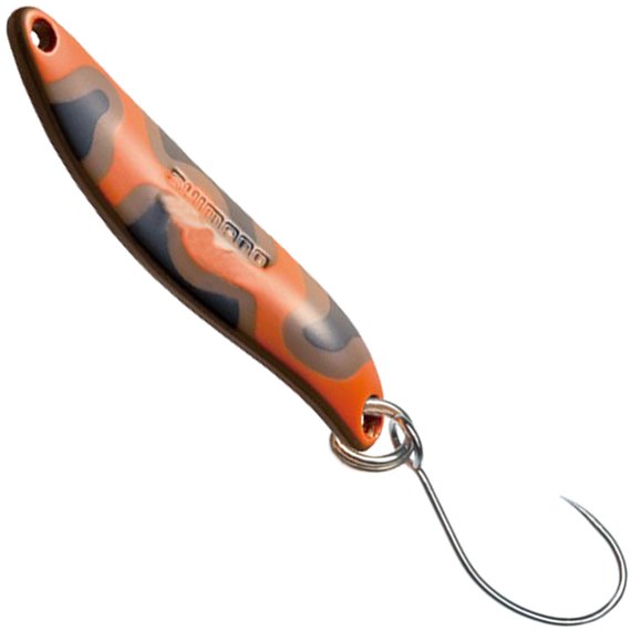 Блесна Shimano Cardiff Slim Swimmer CE Camo Edition 3.6g #23T Brown Orange Camo (5VTRA36R23), Цвет: Оранжевый/Коричневый, Вес : 3.6 г