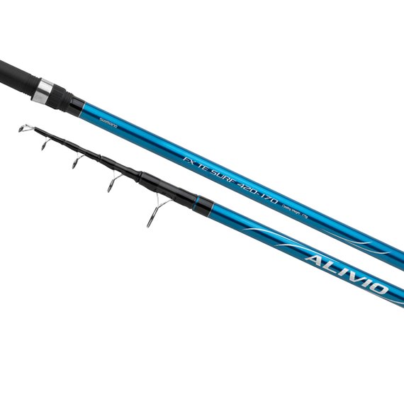 Удилище серфовое Shimano Alivio FX Surf TE 4.20m max 200g (ALFXSFTE4220), Тест (грамм), Max: 200, изображение 2