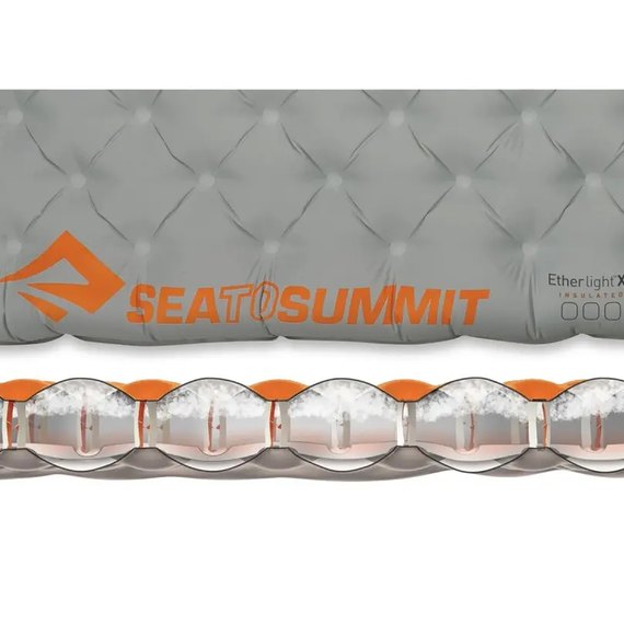 Надувной коврик Sea to Summit Ether Light XT Insulated Mat Pewter (STS AMELXTINS_RL), изображение 8