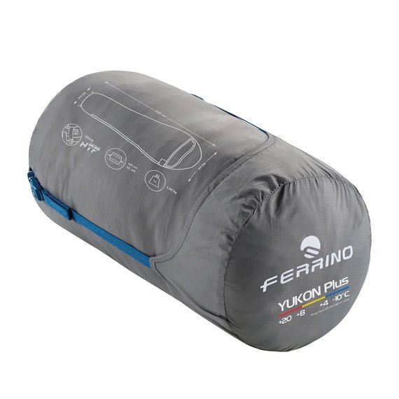 Спальный мешок Ferrino Yukon Plus/+4°C Blue Left (86357NBBS) 929817, изображение 2