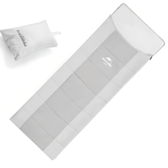Спальный мешок Naturehike NH22MSD01 с подушкой серый (6927595795569), изображение 2