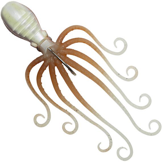 Силикон Savage Gear 3D Octopus 100mm 35.0g UV Pink/Glow (поштучно) 63882, изображение 2