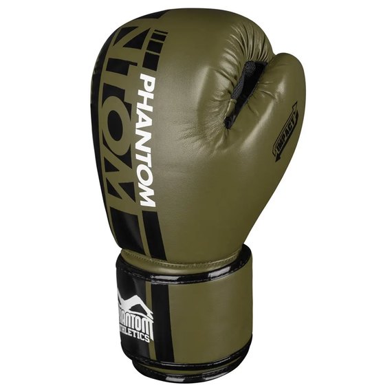 Боксерские перчатки Phantom APEX Army Green 10 унций (PHBG2400-10), Вес: 10 унций, Цвет: Зелёный, изображение 2