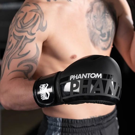 Боксерские перчатки Phantom APEX Speed Black 14 унций (PHBG2024-14), Вес: 14 унций, изображение 5