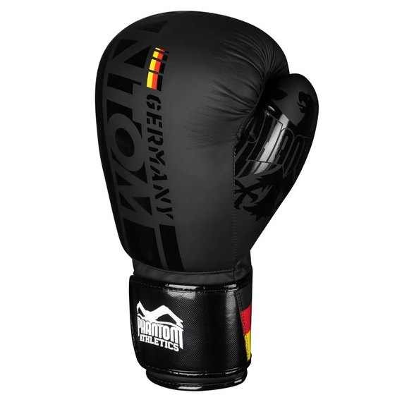 Боксерские перчатки Phantom Germany Black 12 унций (PHBG2189-12), Вес: 12 унций, изображение 2