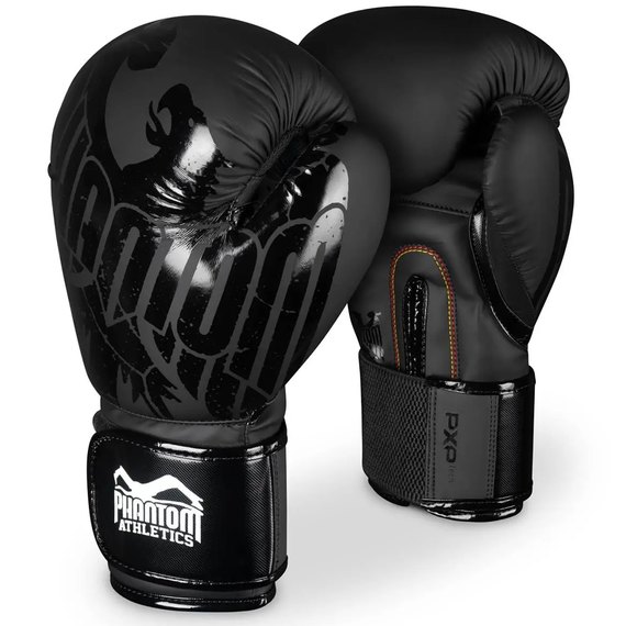 Боксерские перчатки Phantom Germany Eagle Black 12 унций (PHBG2323-12), Вес: 12 унций