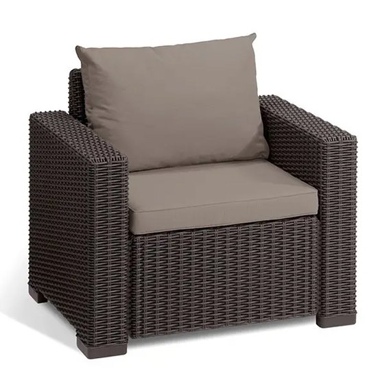 Набор садовой мебели Keter California 3 seater коричневый (8711245155432), изображение 5