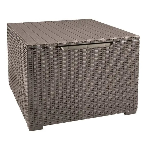 Набор садовой мебели Keter Emma 3 seater set стол-сундук бежевый (8711245155944), изображение 5