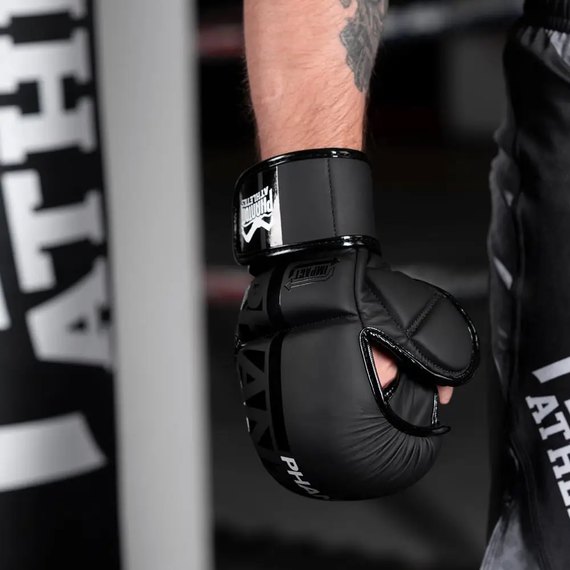 Рукавички для ММА Phantom APEX Sparring Black S/M (PHMMAG2021-SM), Розмір: S/M, Колір: Чорний, зображення 5