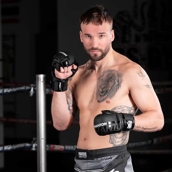 Рукавички для ММА Phantom APEX Sparring Black S/M (PHMMAG2021-SM), Розмір: S/M, Колір: Чорний, зображення 7