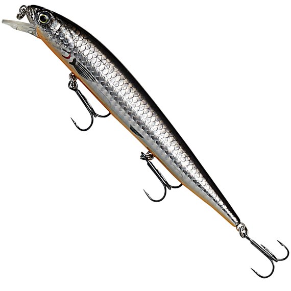 Воблер Savage Gear 3D Smelt Twitch N Roll 140F SR 140mm 20.0g Black Silver Orange (71691), Цвет : Black Silver Orange