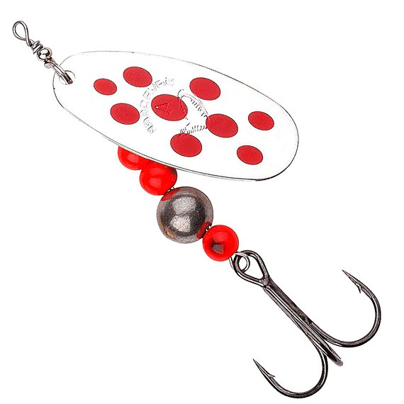 Блесна Savage Gear Caviar Spinner #4 18.0g 04-Fluo Orange/Silver (43626), Цвет: Fluo Orange Silver