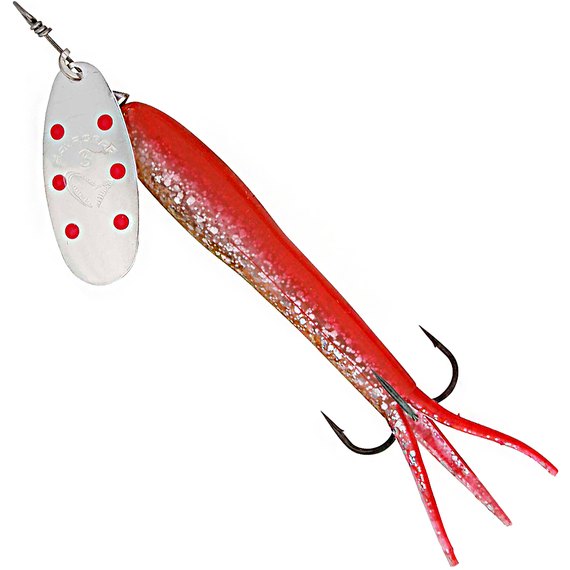 Блесна Savage Gear Flying Eel Spinner #3 23.0g 09-Red Silver (43637), Цвет: Red Silver