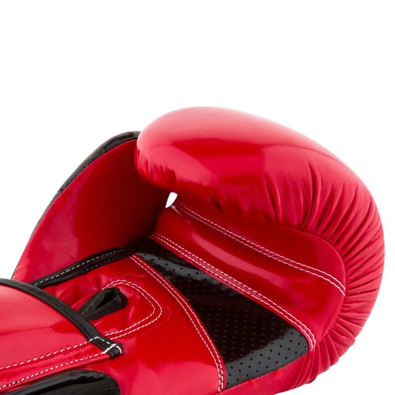 Боксерські рукавички PowerPlay 3017 Червоні карбон 14 ун (PP_3017_14oz_Red), Вага: 14 унцій, зображення 3