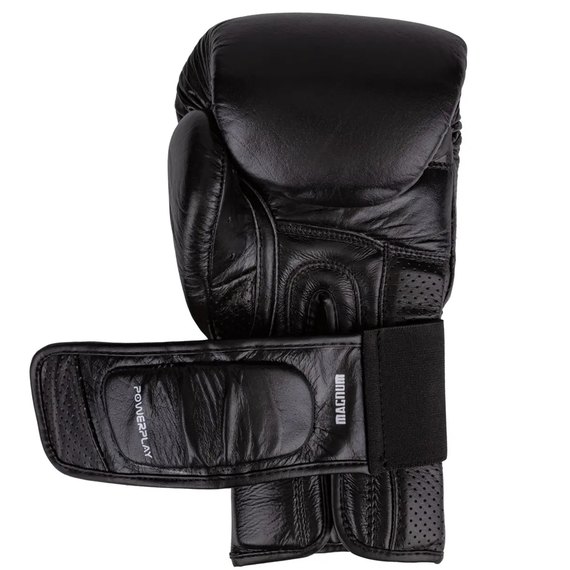 Боксерские перчатки PowerPlay 3087 Черные 10 ун (PP_3087_10oz_Black), Вес: 10 унций, изображение 4