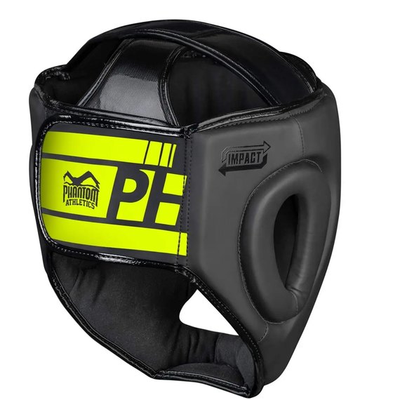 Боксерський шолом Phantom APEX Full Face Neon One Size Black/Yellow (PHHG2303), Колір: Чорний/Жовтий, зображення 2