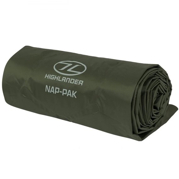 Коврик самонадувающийся Highlander Nap-Pak Inflatable Sleeping Mat 5 cm Olive (AIR071) 929796, изображение 3