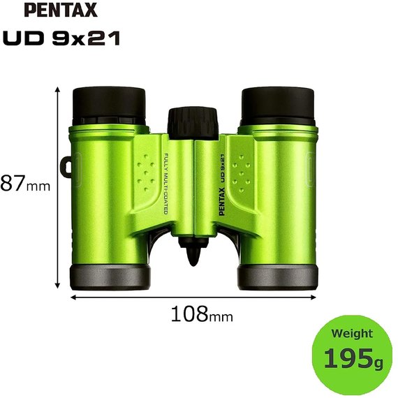 Бинокль Pentax UD 9x21 Green (61813) 930262, Цвет: Green, изображение 2