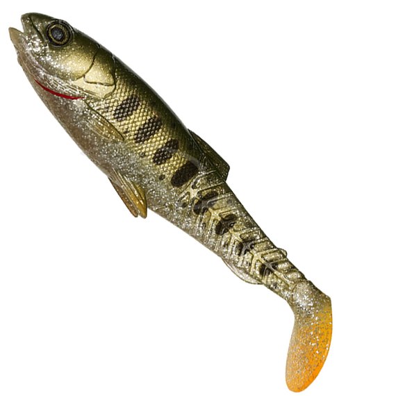 Силикон Savage Gear Craft Cannibal Paddletail 105mm 12.0g Olive Pearl Silver Smol (поштучно) 71815, Цвет : Olive Pearl Silver Smol