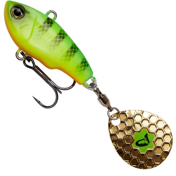 Тейл-спиннер Savage Gear Fat Tail Spin 65mm 16.0g Firetiger (71765), Цвет: Firetiger
