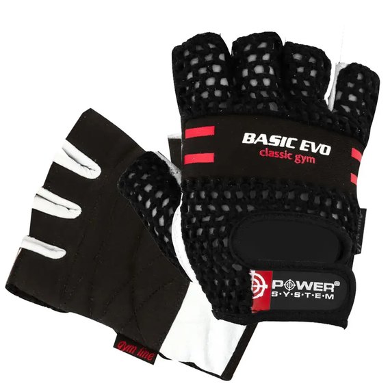 Перчатки для зала Power System PS-2100 Evo Black/Red M (PS_2100E_M_Black/Red), Размер: M, Цвет: Чёрный/Красный, изображение 2