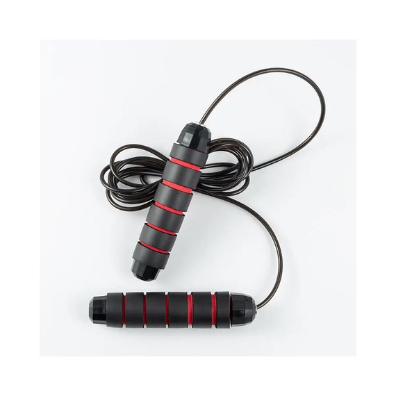 Скакалка скоростная PowerPlay 4210 черная (PP_4210_Black/Red), изображение 13