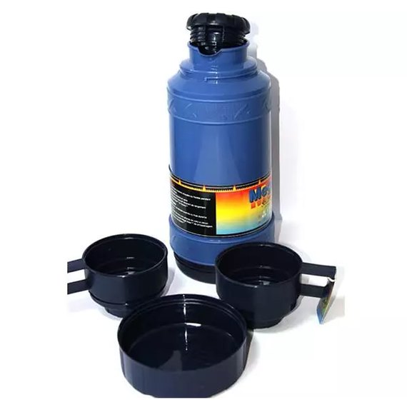 Термос Mega SO100CDBS 1 л синий (0717040102761BLUE), изображение 2