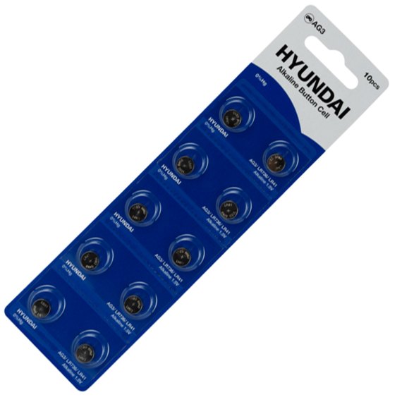 Батарейка Hyundai AG3 Blister 1х10 шт (6793747)