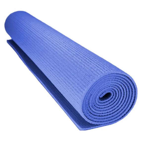 Килимок для йоги та фітнесу Power System PS-4014 PVC Fitness-Yoga Mat 173x61x0,6см синій (PS-4014_Blue), Колір: Синій, зображення 2