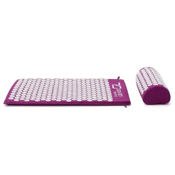 Килимок акупунктурний 7SPORTS Premium MTA-3 з подушкою фіолетовий 67*42см (MTA-3 PURPLE), Колір килимка: Фіолетовий, зображення 2