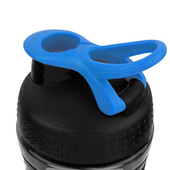 Шейкер спортивний BlenderBottle SportMixer Flip 28oz/820ml Black/Cyan (SM 28oz Black/Cyan), Колір: Black/Cyan, зображення 4