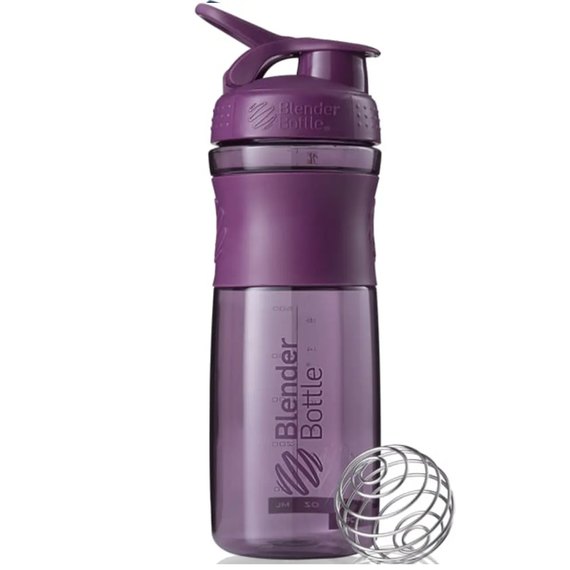 Шейкер спортивный BlenderBottle SportMixer Flip 28oz/820ml Plum (SM 28oz Plum), Цвет: Plum