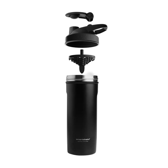 Шейкер спортивний SmartShake металевий Insulated Steel 750ml Black (11152001), зображення 3