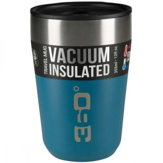 Термокружка 360° degrees Vacuum Insulated Stainless Travel Mug, Denim, Regular (STS 360BOTTVLREGDM), Цвет: Denim, изображение 3