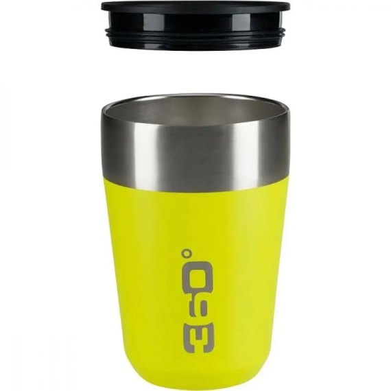 Термокружка 360° degrees Vacuum Insulated Stainless Travel Mug, Lime, Regular (STS 360BOTTVLREGLI), Колір: Lime, зображення 2