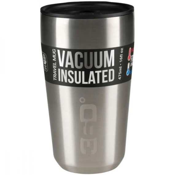 Термокружка 360° degrees Vacuum Insulated Stainless Travel Mug, Silver, Large (STS 360BOTTVLLGST), Цвет: Silver, изображение 3