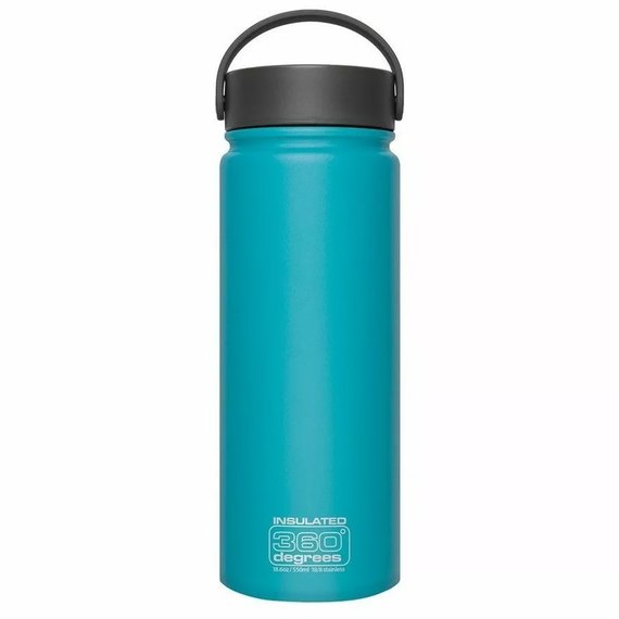 Термос 360° degrees Wide Mouth Insulated Teal, 550 мл (STS 360SSWMI550TEAL), Колір: Бірюзовий