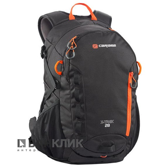 Рюкзак Caribee X-Trek 28 Black/Blood Orange 921805
