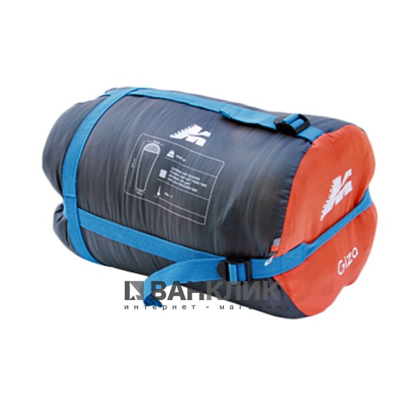 Спальный мешок Marsupio Giza Extreme / -5°C Grigio Arancione (Right) 921309