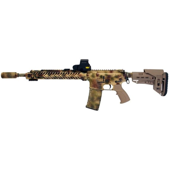 Приклад DLG TBS Tactical PCP Mil-Spec с регулируемой щекой, tan (DLG-087/052), Цвет : Песочный, изображение 6