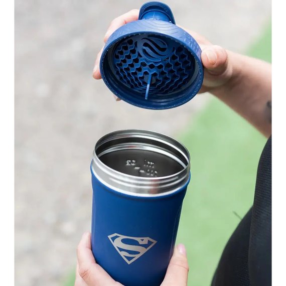 Шейкер спортивний SmartShake Reforce 900ml DC Superman (11150901), Колір: Superman, зображення 3