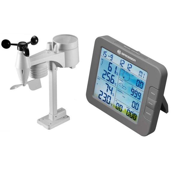 Метеостанция Bresser Smart Home 7-in-1 Weather Center ClimateConnect Grey (7003600QT5000) 930210, изображение 3