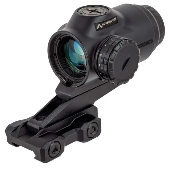 Призматический прицел Primary Arms SLx 3X MicroPrism сетка ACSS Raptor 5.56/.308 Meter Black (710038), Цвет: Чёрный, изображение 2