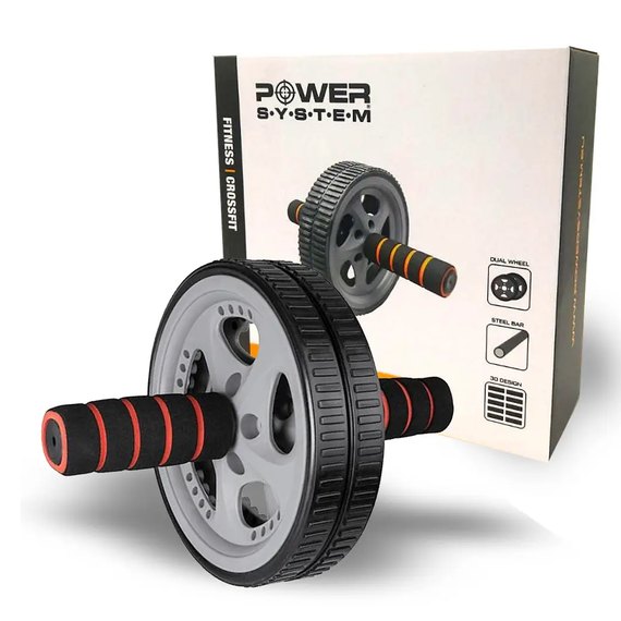 Ролик для пресса Power System PS-4006 Power Ab Wheel Grey/Black (PS-4006_Grey-Black)