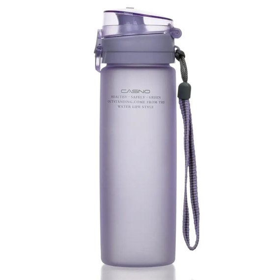 Пляшка для води Casno 650 мл KXN-1157 Tritan Фіолетова (KXN-1157_Purple_Tritan)
