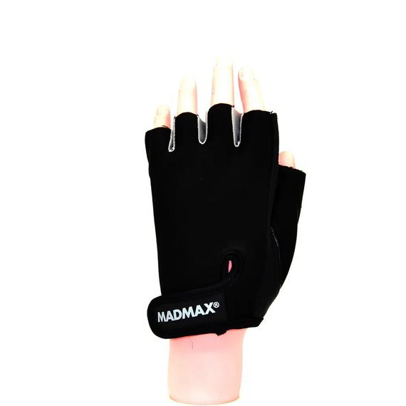 Перчатки для фитнеса MadMax MFG-251 Rainbow Grey S (MFG-251-GRY_S), Размер: S, Цвет: Чёрный/Серый, изображение 2