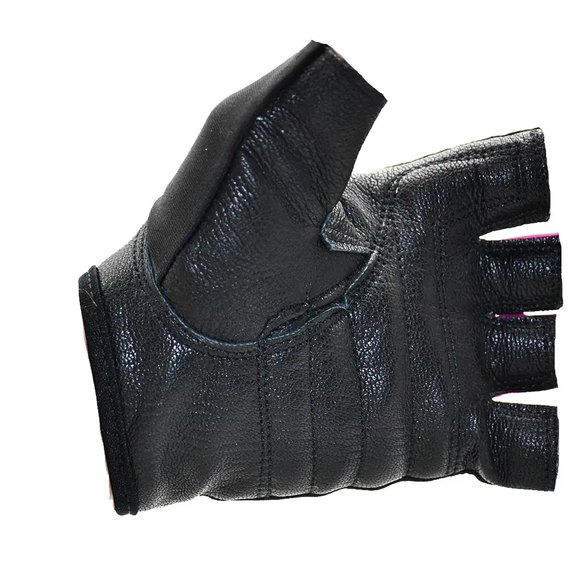 Рукавички для фітнесу MadMax MFG-251 Rainbow Pink S (MFG-251-PNK_S), Розмір: S, Колір: Чорний/Рожевий, зображення 6