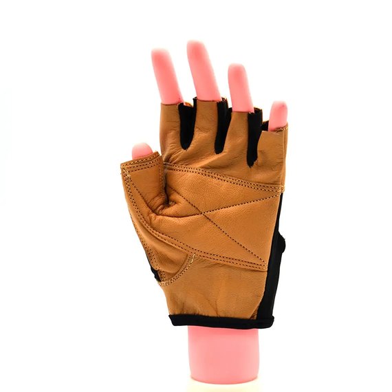 Перчатки для фитнеса MadMax MFG-444 Fitness Brown XL (MFG-444-NTB_XL), Размер: XL, Цвет: Коричневый, изображение 4