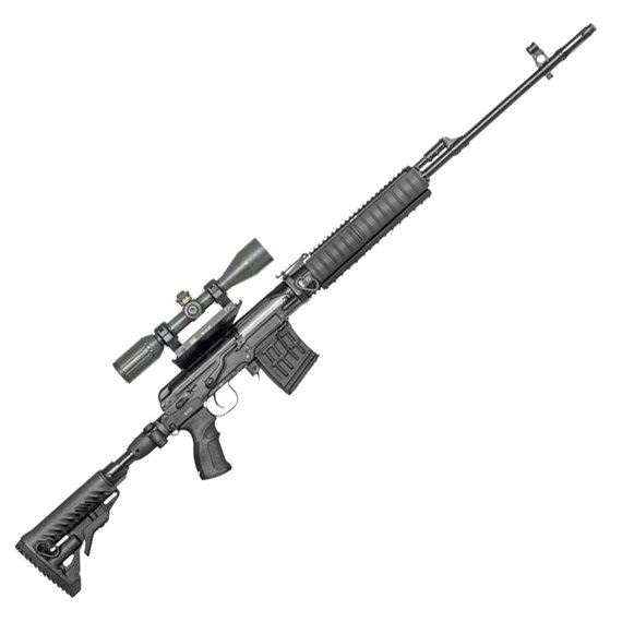 Приклад c адаптером приклада FAB Defense М4 для СВД (fx-m4svd), изображение 2