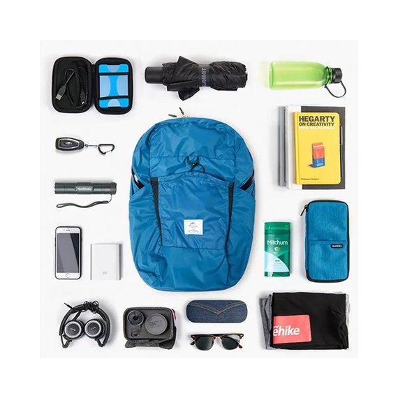 Рюкзак Naturehike Ultralight NH17A017-B 22 л синий (6927595725108), Цвет: Синий, изображение 3